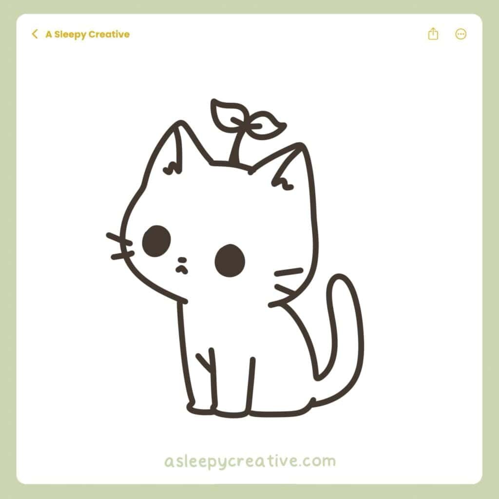 22 Easy Cute Cat Drawing Ideas A Sleepy Creative 22 Easy Cute Cat Drawing Ideas A Sleepy Creative