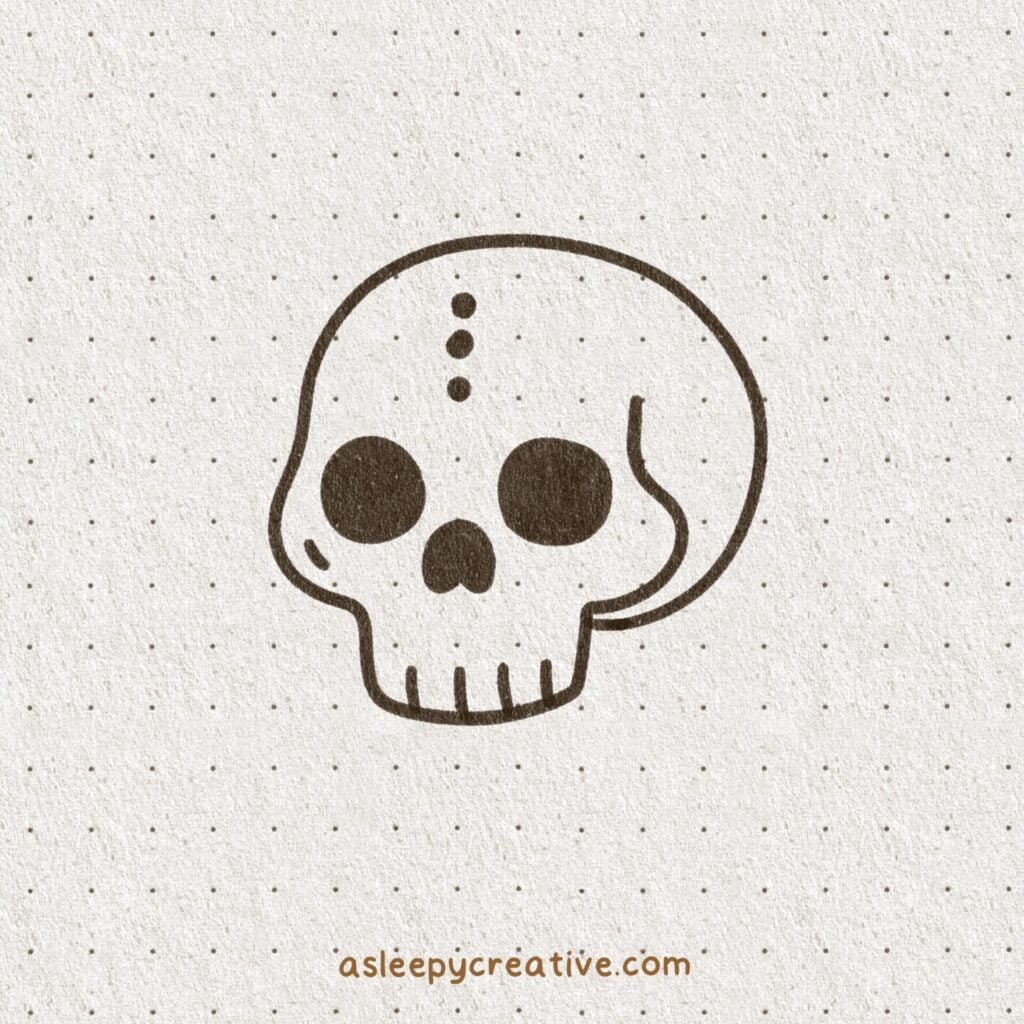 Easy Drawing Idea : skull