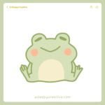 21 Cute and Easy Frog Drawing Ideas - a sleepy creative