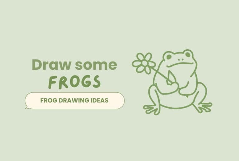 21 Cute and Easy Frog Drawing Ideas