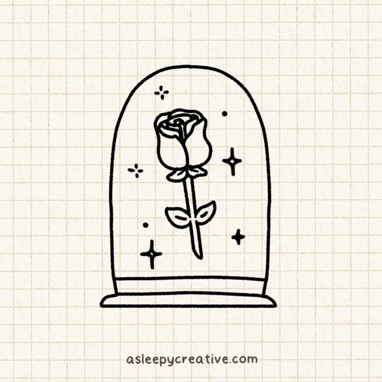 33 Simple Flower Drawing Ideas - a sleepy creative