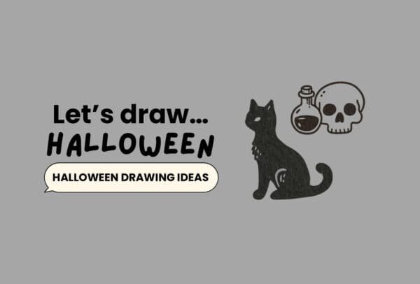 25 Cute and Easy Halloween Drawing Ideas