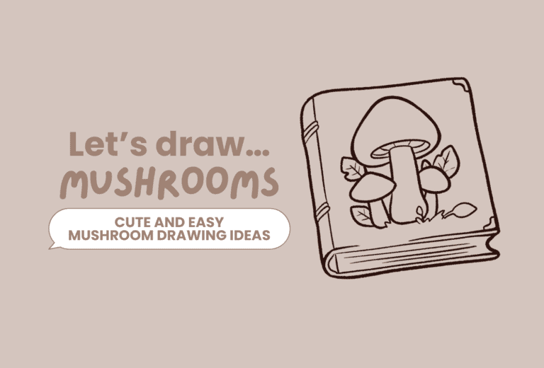 30 Easy Mushroom Drawing Ideas