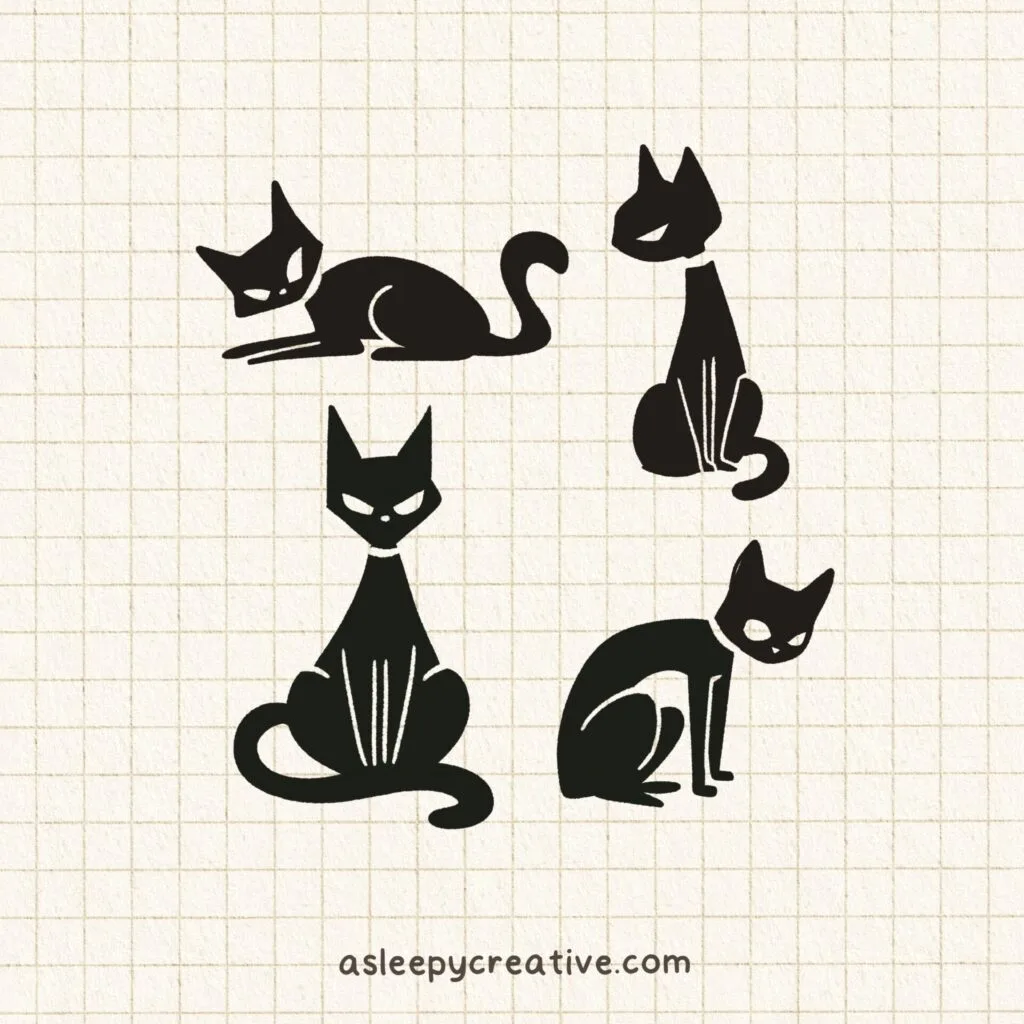 Cat Drawing Ideas