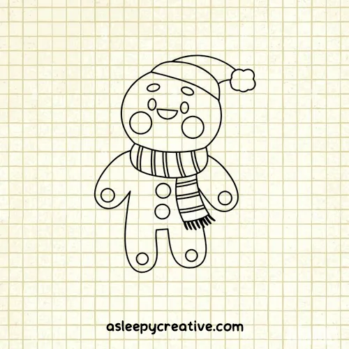 Gingerbread Drawing Idea