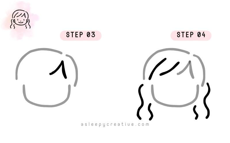 Kawaii Chibi Face Step by Step (2)