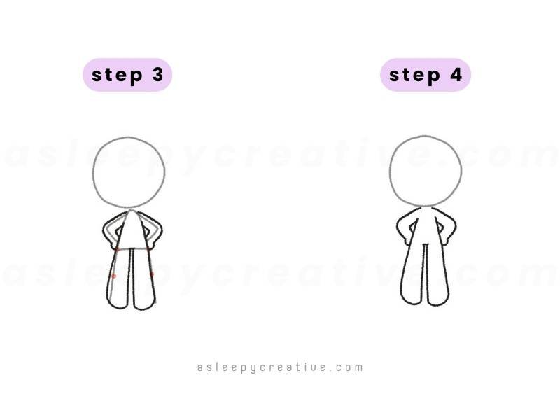 how to draw a chibi girl step by step (3)