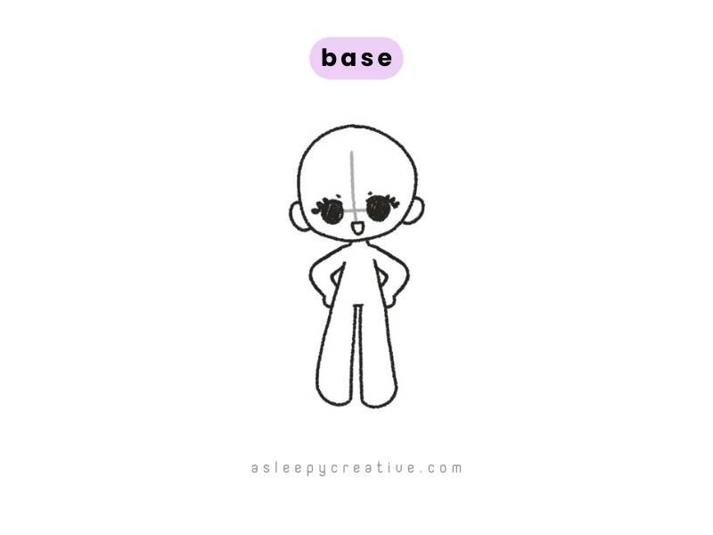 chibi girl free base