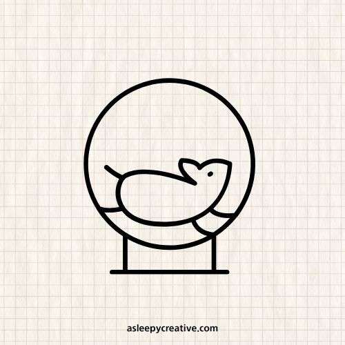 Hamster in Wheel