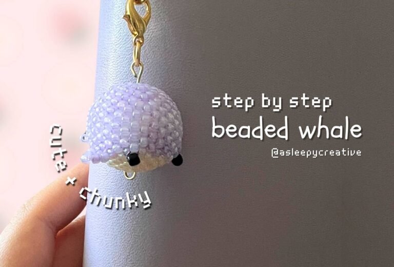 How to Make a Beaded Whale Step by Step