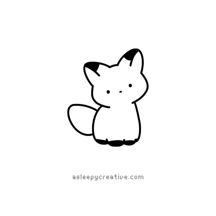 Cute Fox Drawing Ideas (1)