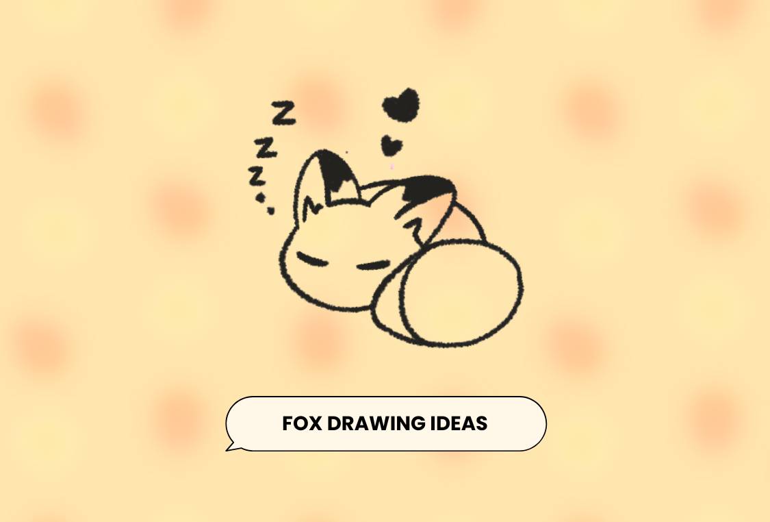 Easy Fox Drawing Ideas & Tutorials for Beginners