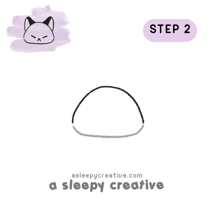 Fox Face Drawing Tutorial Step by Step (2)