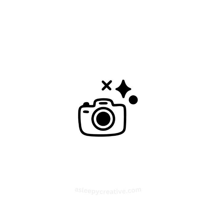 Cute Doodle Drawing Idea Camera