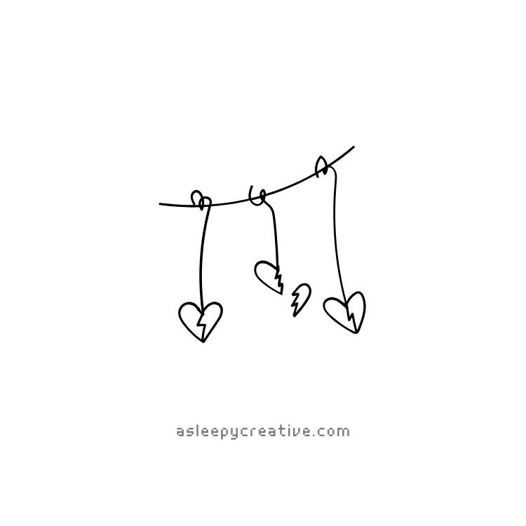 Broken Heart Drawing Idea (3)