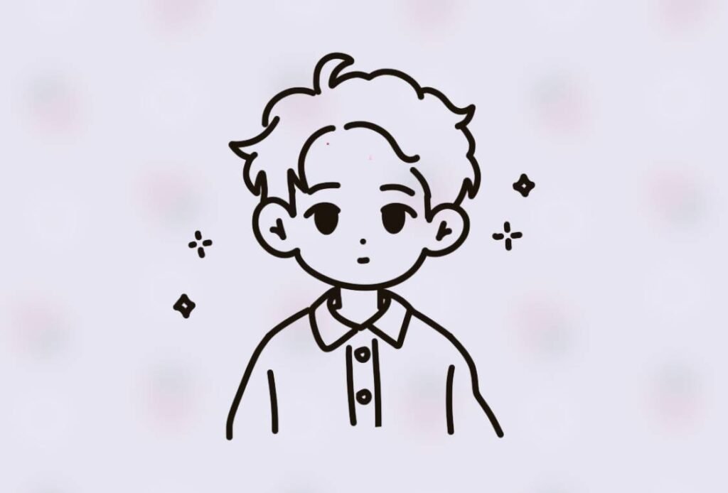 Chibi Anime Boy Drawing Idea