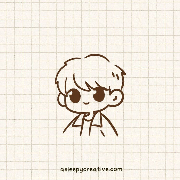 Chibi Boy Drawing Idea A (4)
