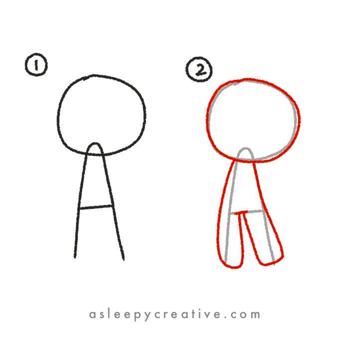 Chibi Boy Tutorial Step by Step (1)