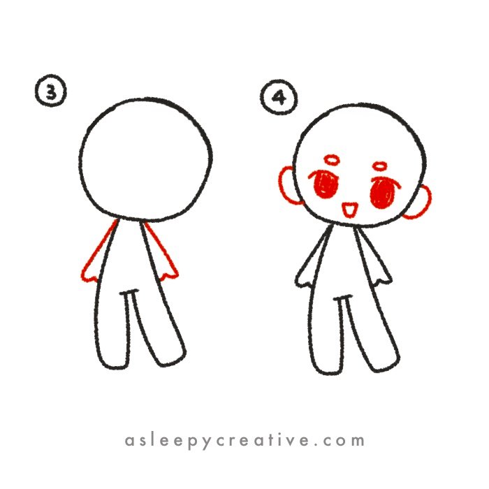 Chibi Boy Tutorial Step by Step (2)