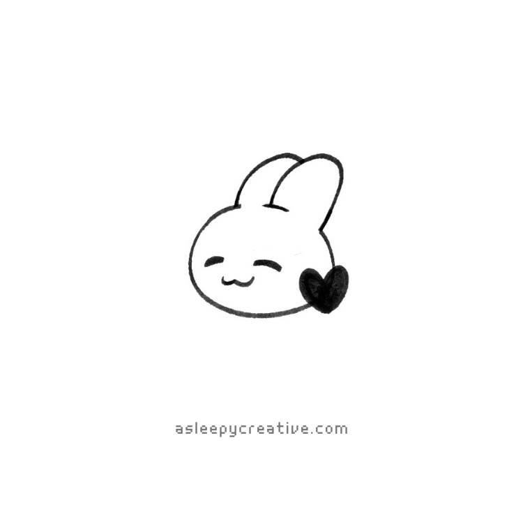 Cute Bunny Drawing