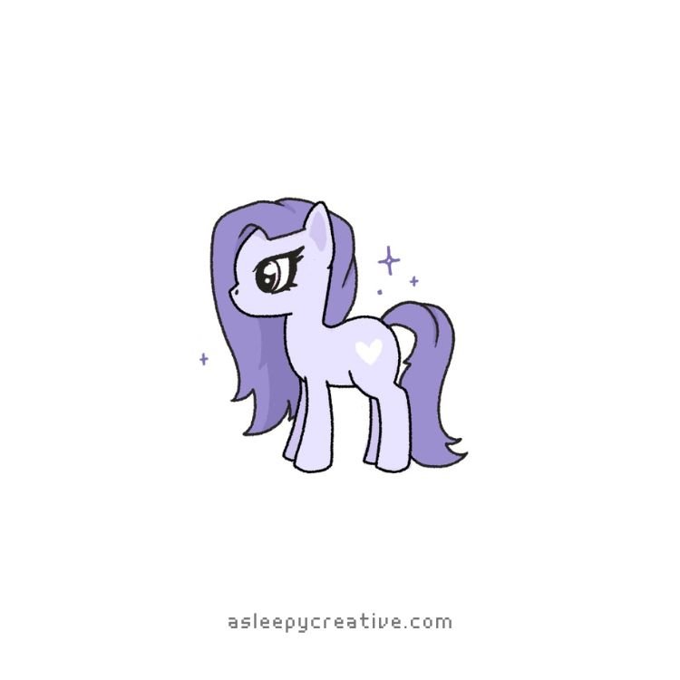 Cute Pony Drawing Idea