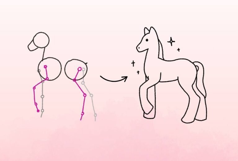 Horse Drawing Idea Tutorial