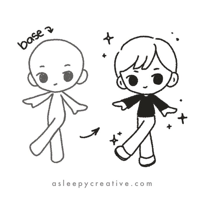 How To Draw A Chibi Boy Step by Step Tutorial (5)