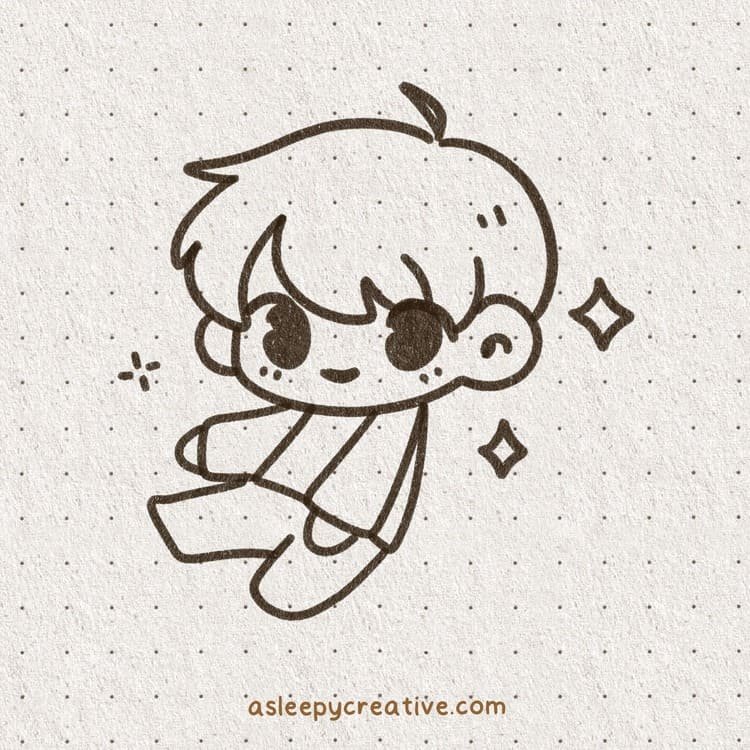 Kawaii Chibi Boy Drawing (1)