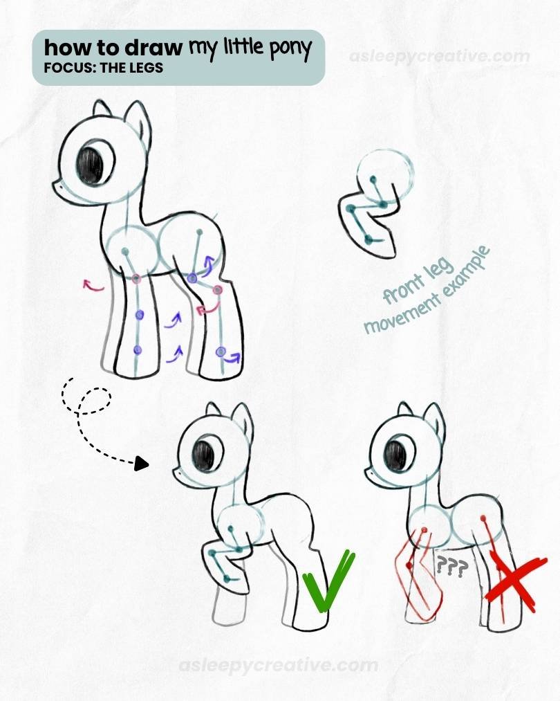 My Little Pony Legs Tutorial (3) My Little Pony Legs Tutorial (3)