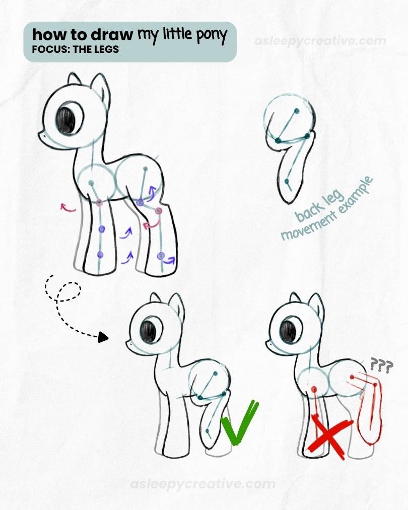My Little Pony Legs Tutorial (4) My Little Pony Legs Tutorial (4)