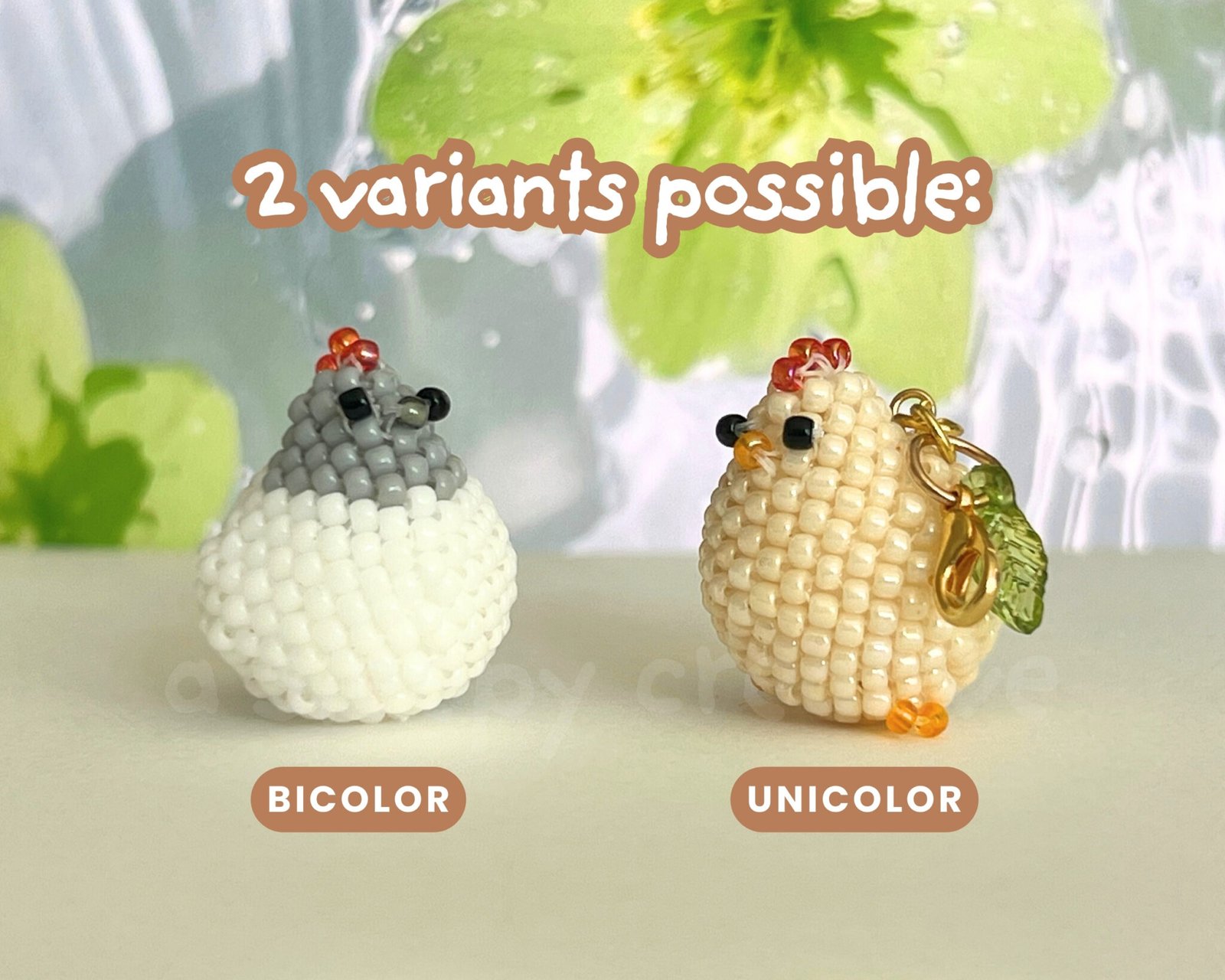 Magic Eye Chicken Pattern How to Make a 3D Beaded Chicken : Condensed Pattern