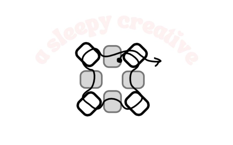 How To Make a Beaded Ball Diagram2