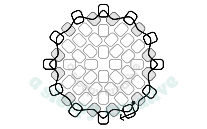 How To Make a Beaded Ball Diagram7