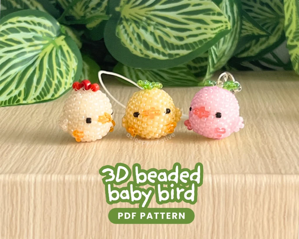 3D Baby Bird Pattern PDF