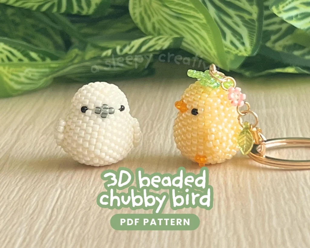 3D Chubby Bird Pattern PDF